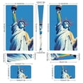thumbnail image 3 of Skin Sticker for PS5 Slim Standard PS5 Pro Disc Digital Edition Console and Controllers Decals for Playstation 5 (Statue of Liberty Pride,PS5 Slim Disc Edition), 3 of 5