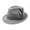 gray, variant on Fedora Hat for Men Short Brim Felt Panama Cap Beach Hat
