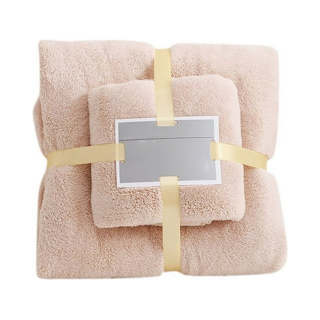 HBFAGFB Bathroom Set Towel Two-In-One Soft and Absorben Bath Sheets Suitable for Daily Use B One Size