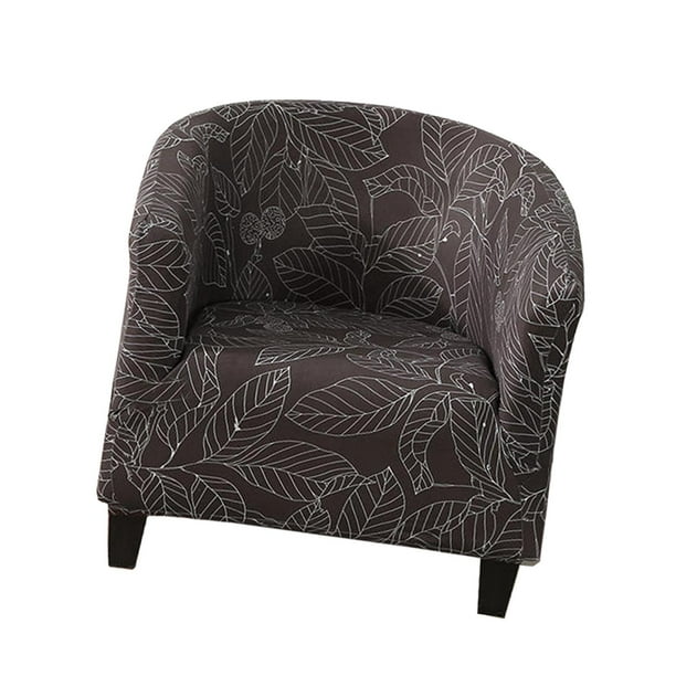 Fundas elásticas para sillas de bañera, funda para sillón, decoración del Marrón B