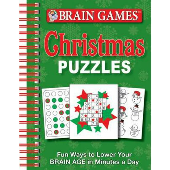 Pre-Owned Brain Games Mini: Christmas Puzzles (Unknown) 1450854184 9781450854184