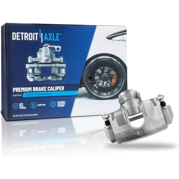 Detroit Axle - Front Left Disc Brake Caliper with Bracket Replacement for 2008-2011 Ford Focus 2.0L