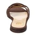 thumbnail image 3 of M by Bruno Magli Alessia Linen Sandal, 9, Brown, 3 of 5