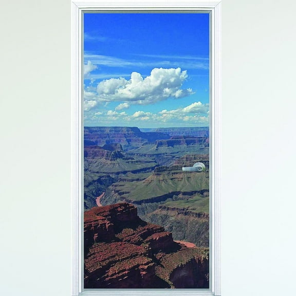 VWAQ- Peel and Stick Grand Canyon Door Mural - Nature Door Wrap Vinyl Sticker -DM1