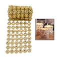 thumbnail image 4 of Cinta de Envoltura de Malla Zulema 10 YD 1 Rollo 6 Fila Diamante de Oro, 4 of 8