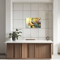 thumbnail image 3 of ZHONGYUTONG Peacock Canvas Wall Art Peacock Pictures Wall Decor Elegant Animals Painting Print Modern Artwork for Living Room Decor Framed (12.00" x 18.00"), 3 of 5