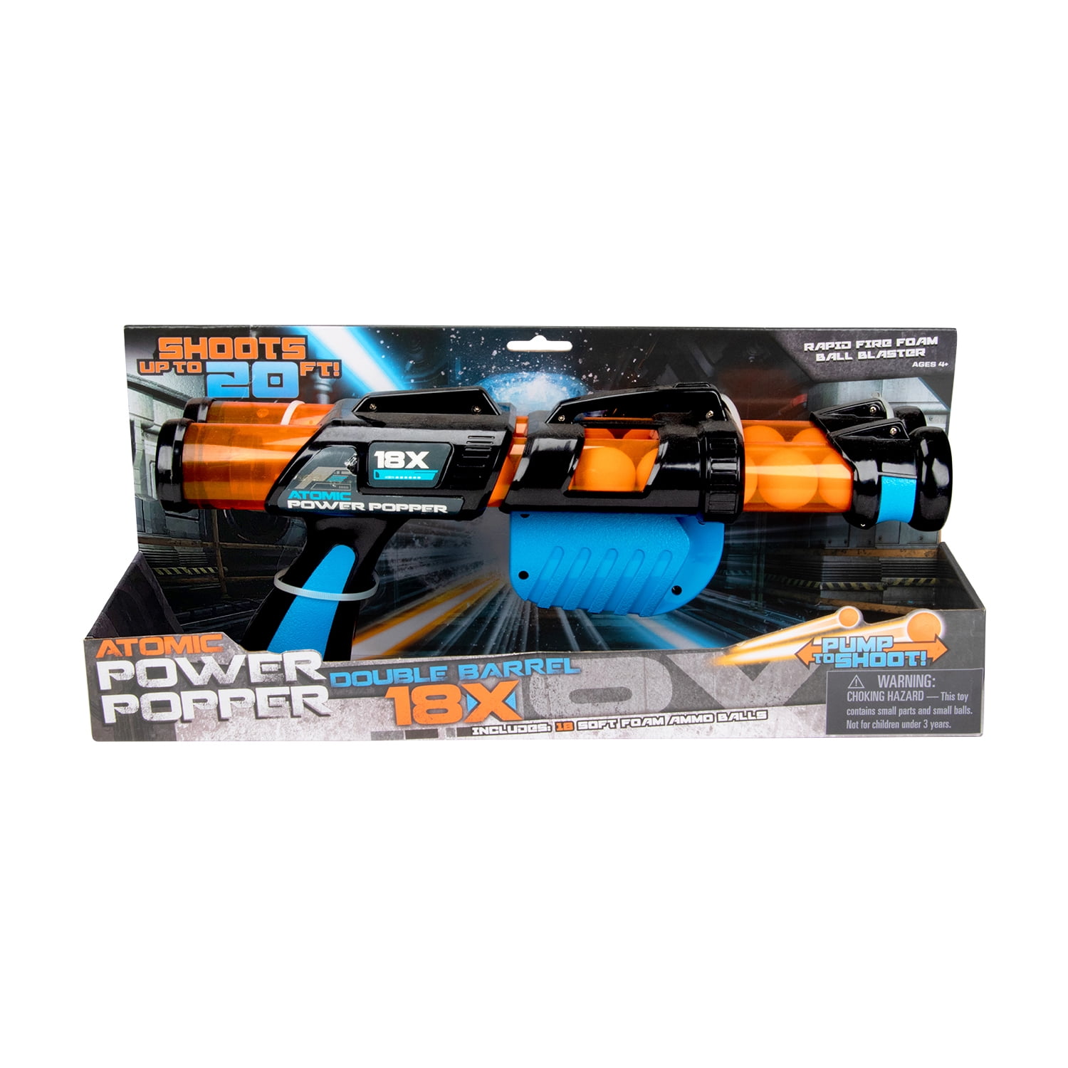 2 Atomic Fast and easy Reloads Power Popper Battle Pack with 84 Balls Hog Wild 