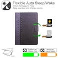 thumbnail image 3 of Allytech Case for All-New Kindle Paperwhite 6.8" (11th Gen 2021 Released), Smart Auto Wake Sleep Wallet Book Stand Shockproof Case for Kindle Paperwhite 2021 Signature Edition E-Reader, Gray, 3 of 7
