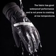 thumbnail image 4 of Guantes de esquí para nieve, invierno, clima frío, resistentes al viento, cálidos, para snowboard, para hombres y mujeres, 4 of 6