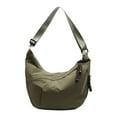 thumbnail image 6 of Crescents Bag Crossbody Bag Slings Bag Purses for Women Men Trendy Slouchy Dumpling Bags Half Moon Shape Shoulder Bag, 6 of 9