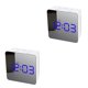 thumbnail image 2 of Kearding Reloj despertador Digital LED para Hotel en casa, proyector de detección de luz automático ajustable, relojes de Radio, brillo ajustable tipo Luz azul tipo 1 2piezas Kearding CBP441912, 2 of 6
