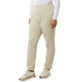 thumbnail image 5 of 32 Degrees Womens Knit Stretch Elastic Waist Twill Pant (Tan, L), 5 of 8