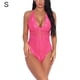 thumbnail image 1 of Sexy Jumpsuit Soft Cosplay Body Mono de tela de pantalla de encaje para mujeres adultas, rosa roja, S Guardurnaity XX000036-06, 1 of 7