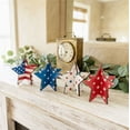 thumbnail image 6 of American Independence Day Wooden Figurine Patriotic Creative Craft Decorative Red White Blue Memorial Day Accent 4th of July Decorations for Festive Holiday Tabletop Home Office Display, 6 of 9