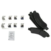 TRQ Premium Posi Semi Metallic Front Disc Brake Pad for GM Pickup Truck SUV BFA73793 Fits select: 2007-2018 CHEVROLET SILVERADO, 2008-2018 GMC SIERRA