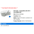 thumbnail image 2 of Cooler - Compatible with 2013 - 2016 BMW 320i 2014 2015, 2 of 2