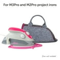 thumbnail image 2 of oliso Carry Bag M3Pro and M2Pro mini Irons - Fits Most mini Travel Size Irons, Ideal for Travel or Storage - Raspberry, 2 of 7