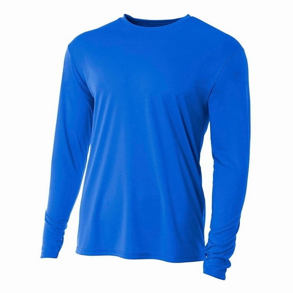 A4 Unisex Cooling Performance Long Sleeve Crew