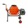 YARDMAX Ym0046 Concrete Mixer 1.6 Cu Ft 1/6 Hp