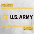 thumbnail image 3 of CafePress - Proud Army Mom Black And Gold Long Sleeve T Shirt - Women's Long Sleeve Graphic Casual T-Shirt, 3 of 4