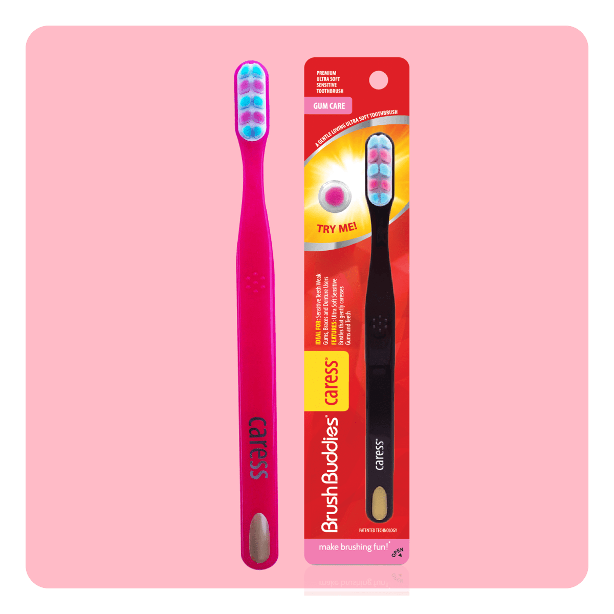 Brush Buddies Caress Gum Care Toothbrush