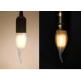 thumbnail image 5 of PANLAVIE LED 40 Watt Candelabra Bulbs Medium Base Frosted Bulbs, Dimmable Filament 40 Watt LED Bulbs (Uses only 3.5 watts), E26 Base, 2700K Warm Light Candle Bulbs, Pack of 6, 5 of 6