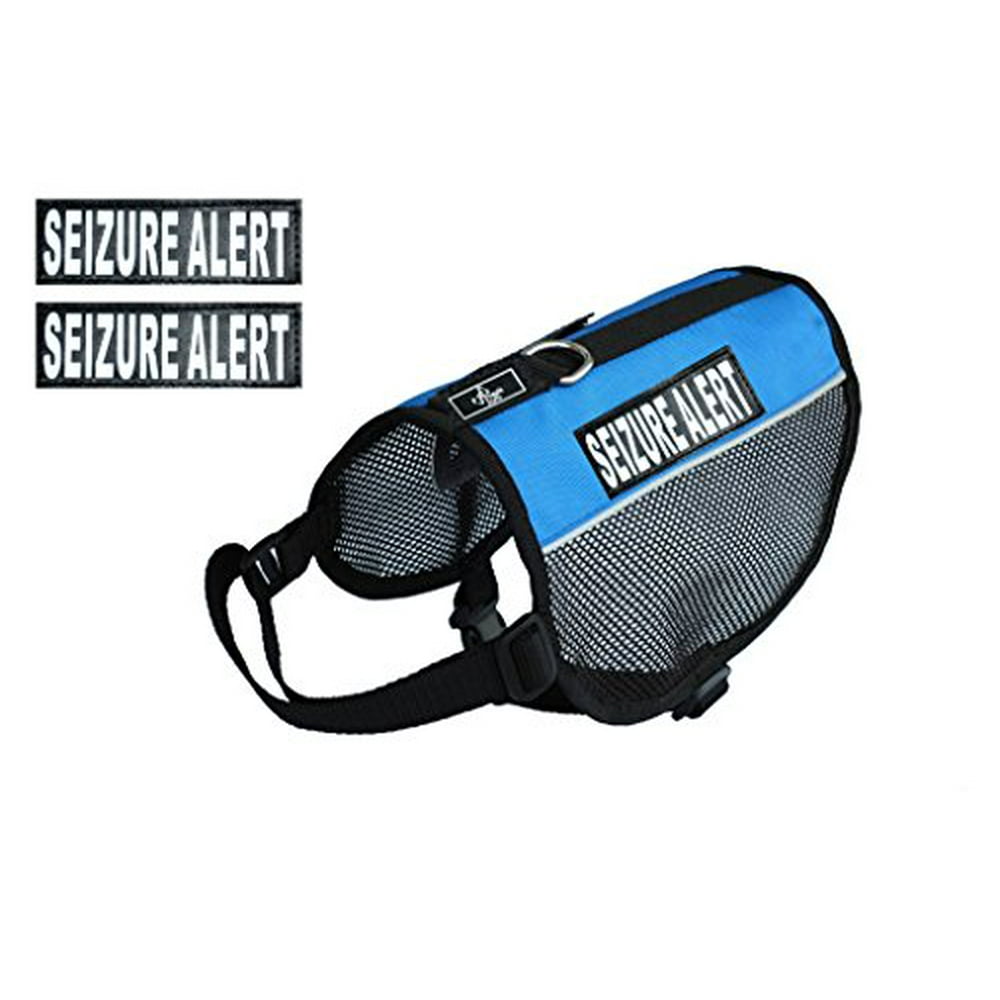 Seizure Alert Service Dog mesh Vest Harness Cool Comfort Nylon for Dogs
