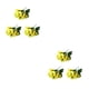 thumbnail image 1 of Ramo de flores artificiales Wosthever 3 piezas con hoja verde seda Rojo, 1 of 6
