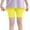 Yellow, variant on Odeerbi 6-12 Years Kids Girls Bike Shorts Cotton Safety Under Dress Slip Shorts Yoga Dance Shorts Seamless Leggings Pants
