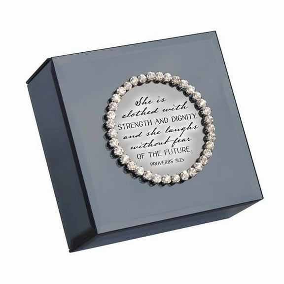 Cottage Garden SMB24SGY She Is Clothed, Proverbs 31-25 Music Box