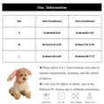 thumbnail image 2 of Easter Cute Bunny Ear Knit Pet Hat for Cats and Dogs - Winter Warm Headwear in Black, Adorable Rabbits Ear Decorative Accessory for Small to Medium Pets White Size:M, 2 of 4