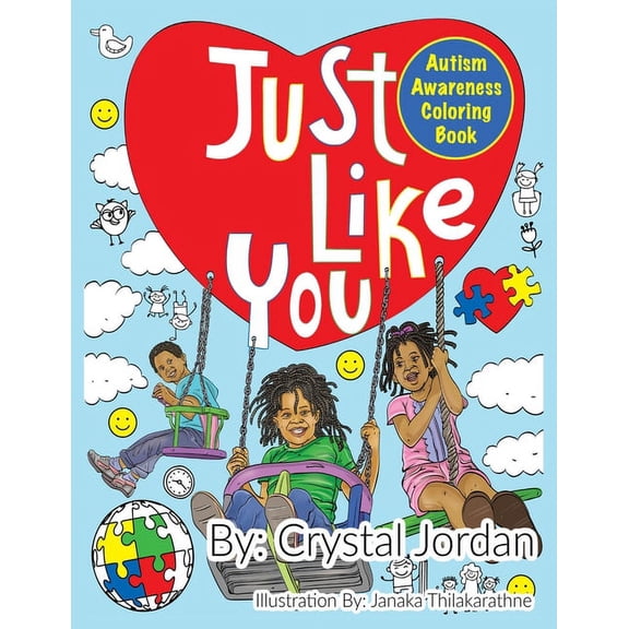 Just Like You Autism Awareness Coloring Book, (Paperback)