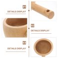 thumbnail image 3 of 1PC Bamboo Water Scoop Spoon Soup Spoon Multipurpose Round Water Ladle Dipper for Home Kitchen, 3 of 6