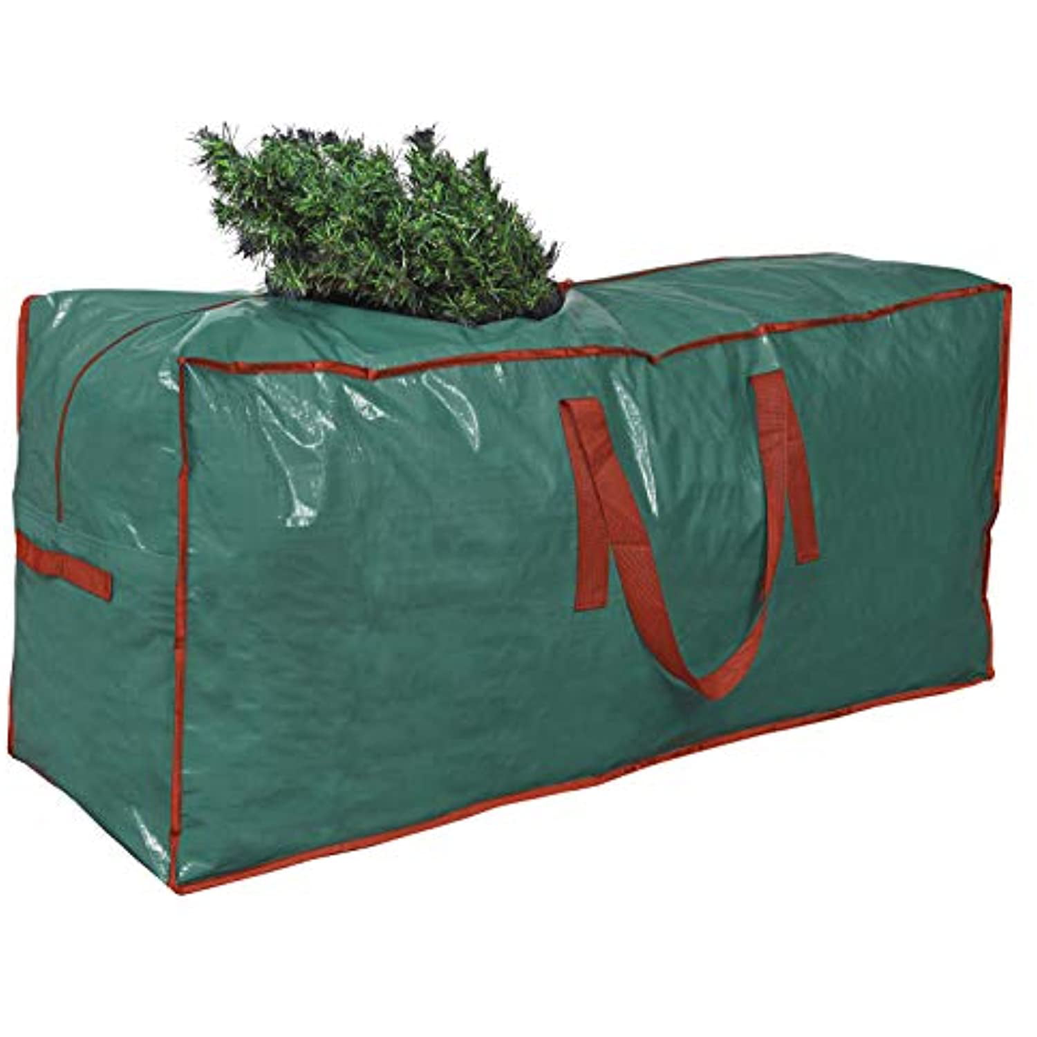 Christmas Storage Bag Waterproof Oxford Fabric Xmas Holiday Tree Bag Zippered Artificial Tree Bag with Handles 68.1 x 29.9 x 20 