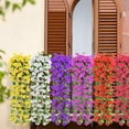 thumbnail image 5 of Artificial Hanging Flowers Vine Plant Home Garden Decor Outdoor Indoor, 5 of 7
