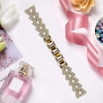 thumbnail image 5 of Zinc Alloy Twisted Watch Band Rhinestone Decor for Verizon GizmoWatch 2 Watch Strap - Black, 5 of 5
