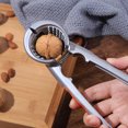 thumbnail image 6 of Nutcracker Pliers Alloy Nut Opener | Ergonomic Non-Slip Metal Handle | Heavy Duty Walnut Pecan Hazelnut Almond Chestnut Tool | No Deformation | Easy Clean | Silver | 15x3.5cm, 6 of 7