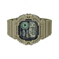 thumbnail image 3 of Casio Standard Digital Graph Moon Phase Resin Strap Quartz WS-1700H-5AV 100M Men's Watch, 3 of 4