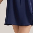 thumbnail image 6 of DHFJKG Summer Sleeveless Dresses Women Silk Satin Scoop Neck Home Wear Mini Dress Loungewear Backless Loose Fit Tunic Stylish Dresses, 6 of 9