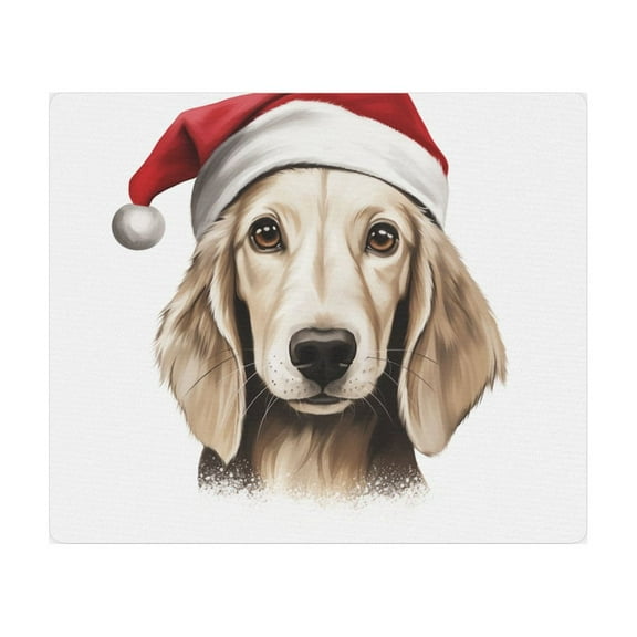 DistinctInk Mouse Pad - 1/4" Foam Rubber - Saluki Puppy Drawing