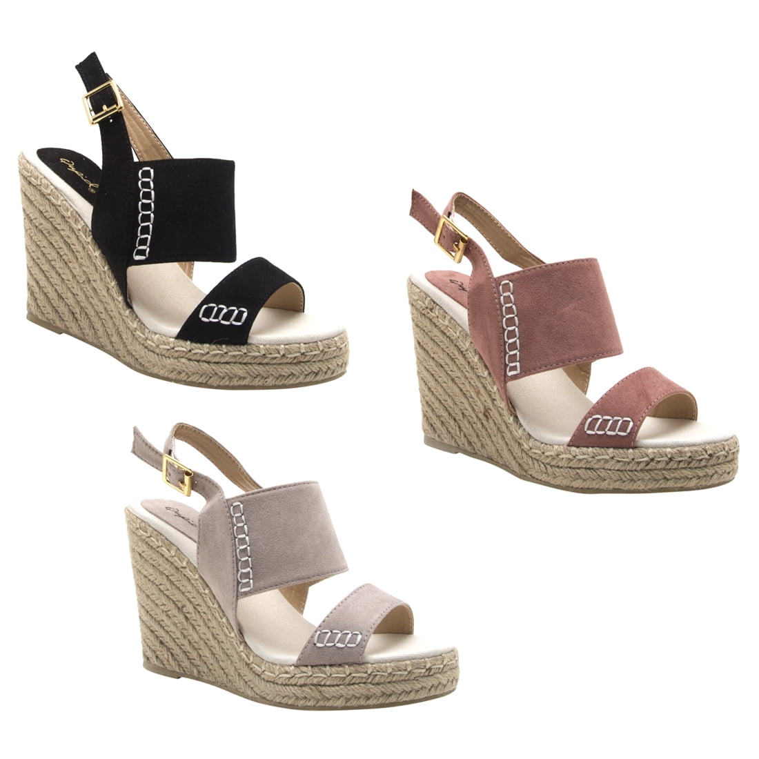 qupid espadrille wedge