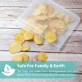 thumbnail image 4 of EASTIN Sac Alimentaire Frais 6/10 Pcs Sac de Rangement Réutilisable Transparent pour Sandwich Collation, 4 of 6