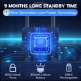 thumbnail image 4 of Anweller Fingerprint Padlock with Key Backup, Weatherproof Biometric Bluetooth APP Controlled Keyless Smart Electronic Combination Lock for Outdoor Fence Gate Pool Shed Gym Locker Yard Truck, 4 of 10
