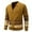 Yellow, variant on GBSYEWXS Pullover Sweater For Men Long Sleeve Jacquard Print Cardigan Warm Outwear V-Neck Sweaters Green