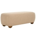 thumbnail image 4 of Safavieh Whitley Wood Rectangular Ottoman With Wood Legs in Tan / Brown, 4 of 9