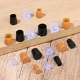 thumbnail image 6 of 1 pair New Non-slip Shoes Accessories Shockproof Silencer Heel Protector Antislip High Heeler Heel Stoppers Round Shape TRANSPARENT XS, 6 of 8