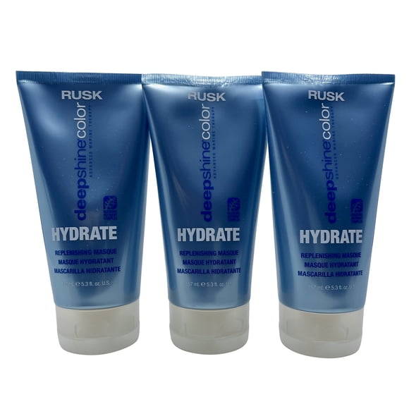 Rusk Deep Shine Color Hydrate Replenishing Mask 5.3 OZ Set of 3