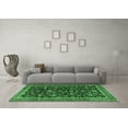 thumbnail image 3 of Ahgly Company Indoor Rectangle Persian Emerald Green Traditional Area Rugs, 5' x 7', 3 of 4
