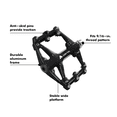 thumbnail image 3 of Ozark Trail Aluminum Mountain Bike Pedals, Compact and Durable, Black, 3 of 8