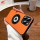 thumbnail image 2 of Business Logo Hole PU Funda de cuero Magsafe para iPhone 11 12 13 14 Pro Max Plus Protector de lente de vidrio Cubierta trasera suave a prueba de golpes Dengxun unisex, 2 of 2